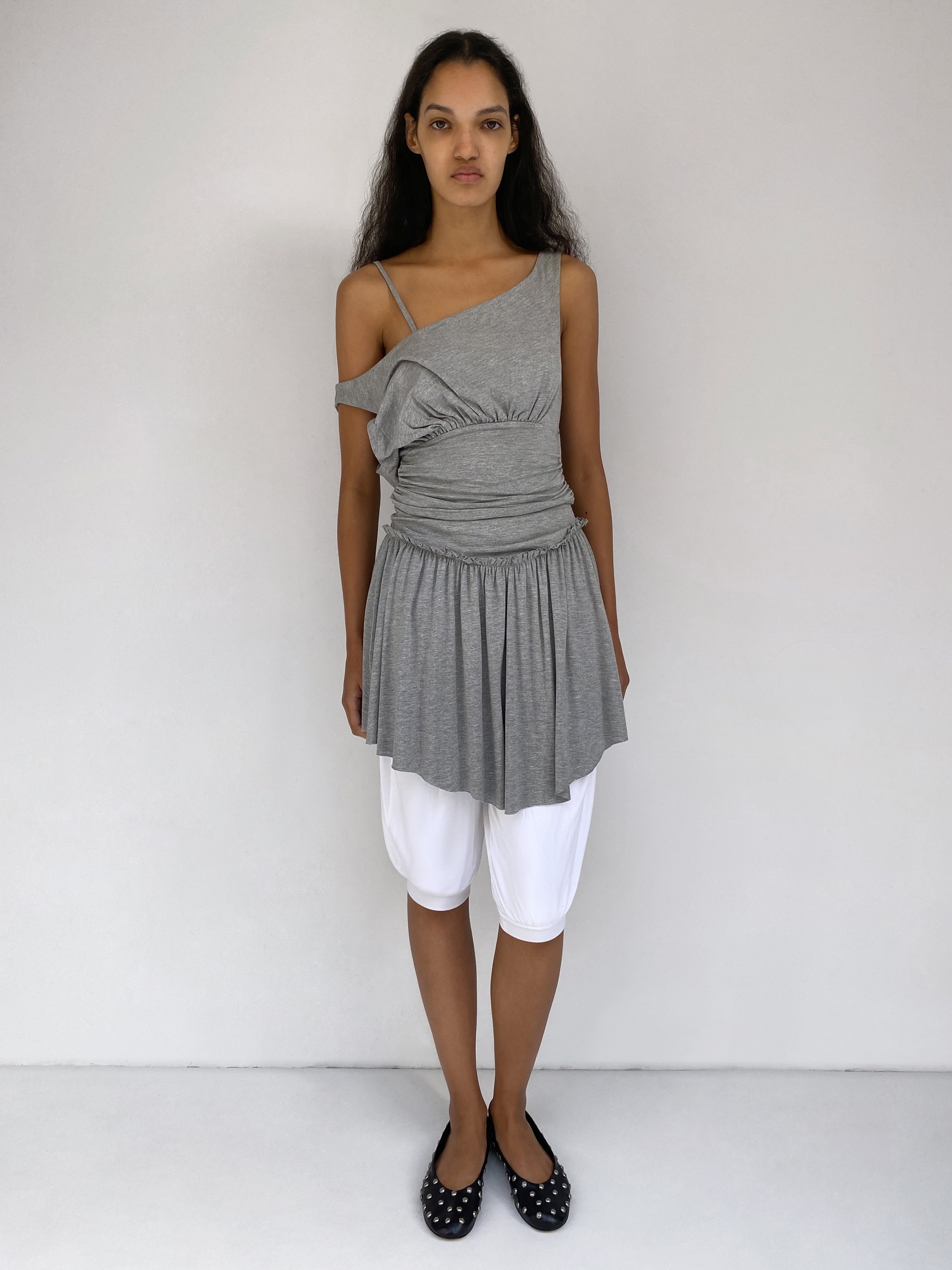 Gota Mini Dress Grey Melange - Gimaguas