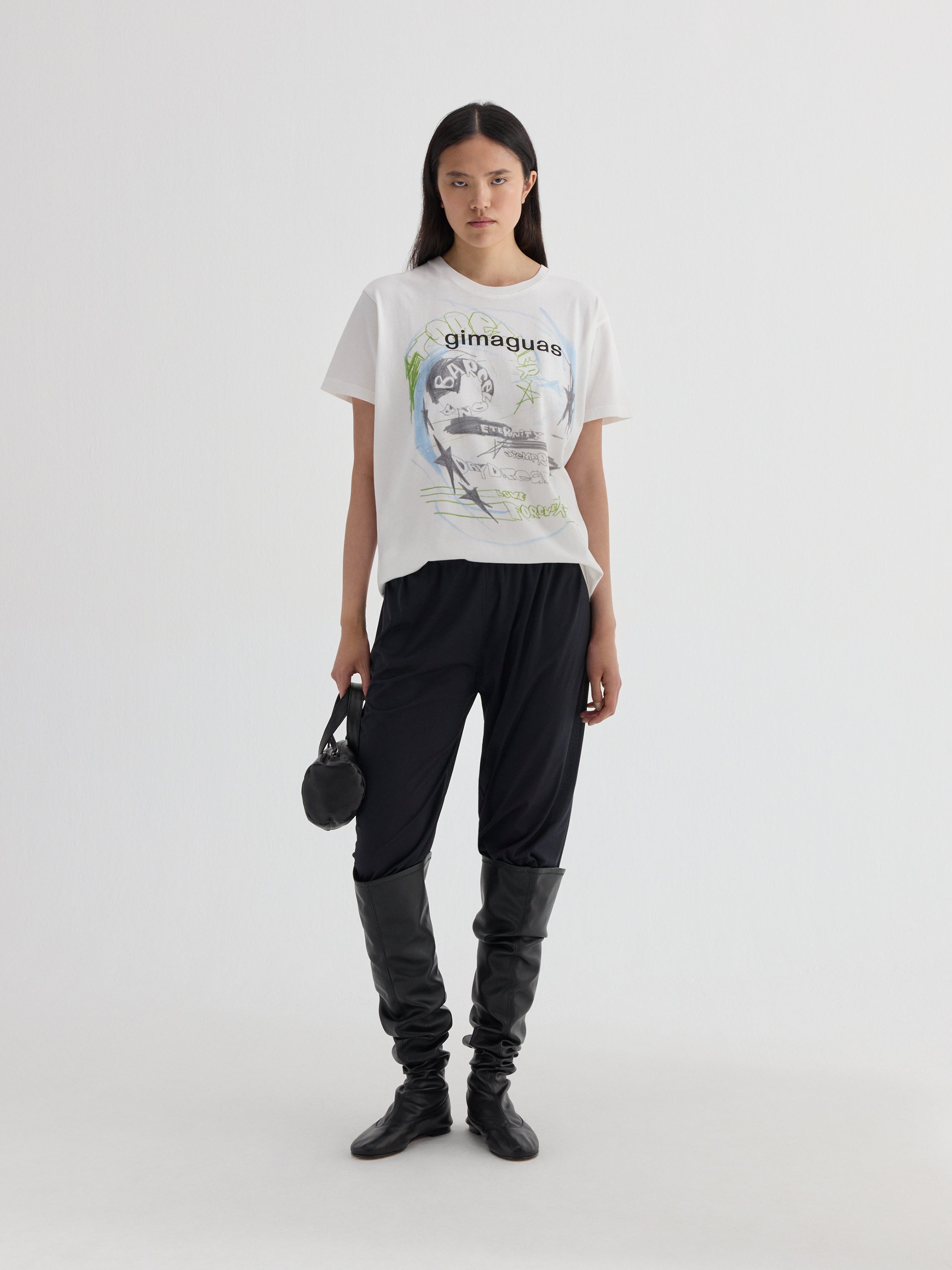 Oversized Unisex Graphic T-Shirt with Logo Print | Gimaguas