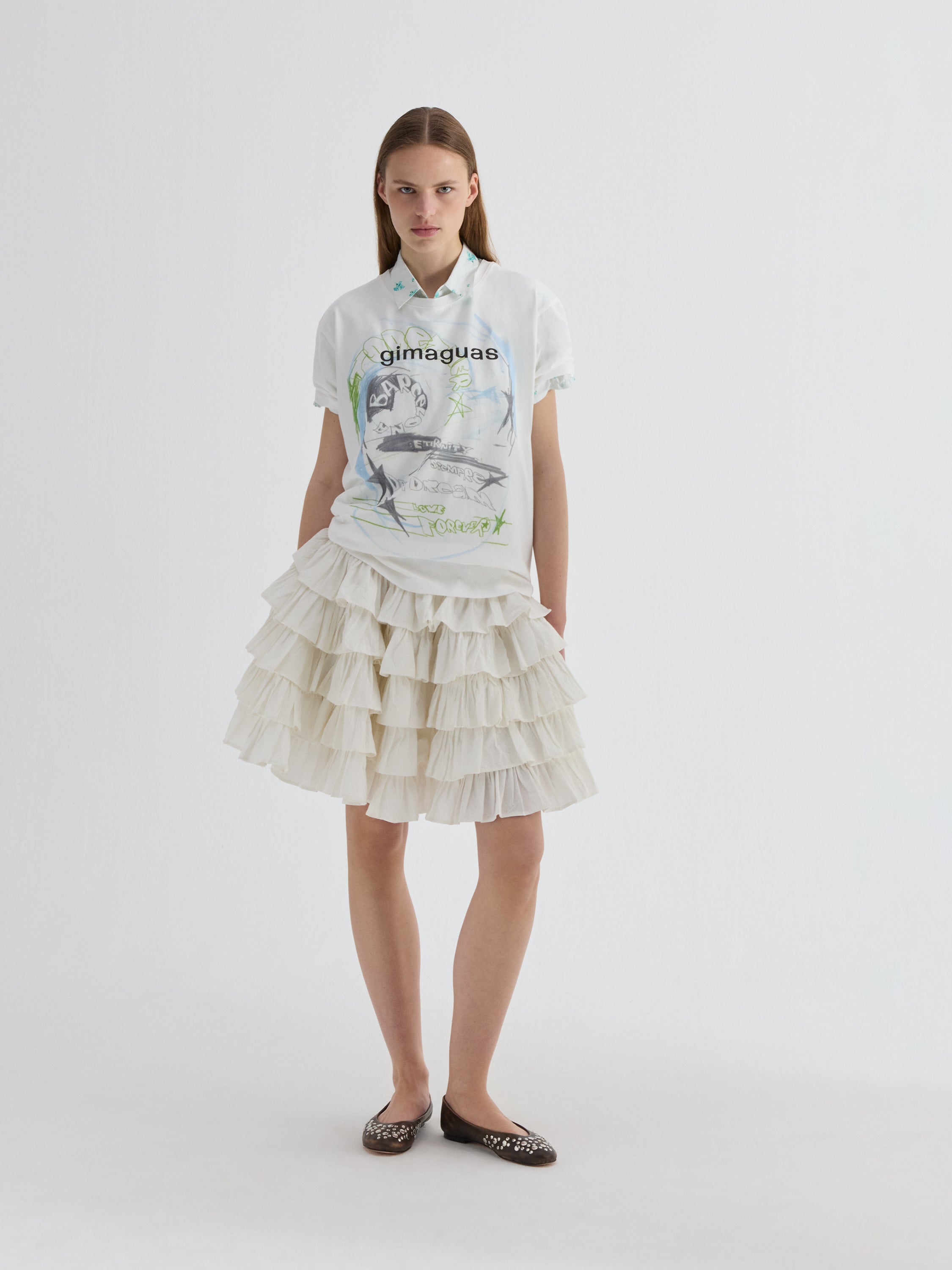 Oversized Unisex Graphic T-Shirt with Logo Print | Gimaguas