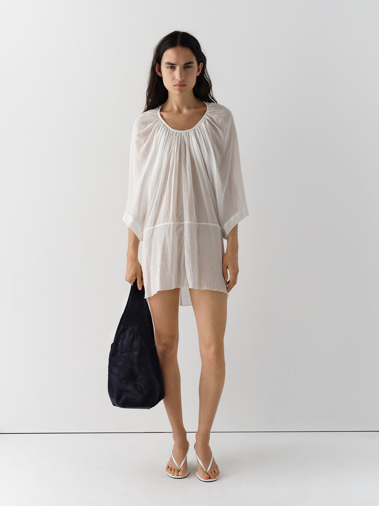 ingrid mini dress Ingrid Drop Waist Mini Dress White / S