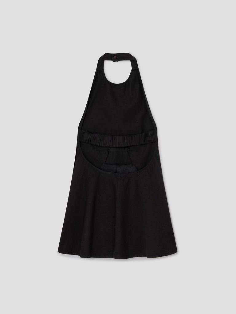 Women's Black Halter Mini Dress Open Back. Gimaguas Women's Black Halter Mini Dress Open Back. Gimaguas