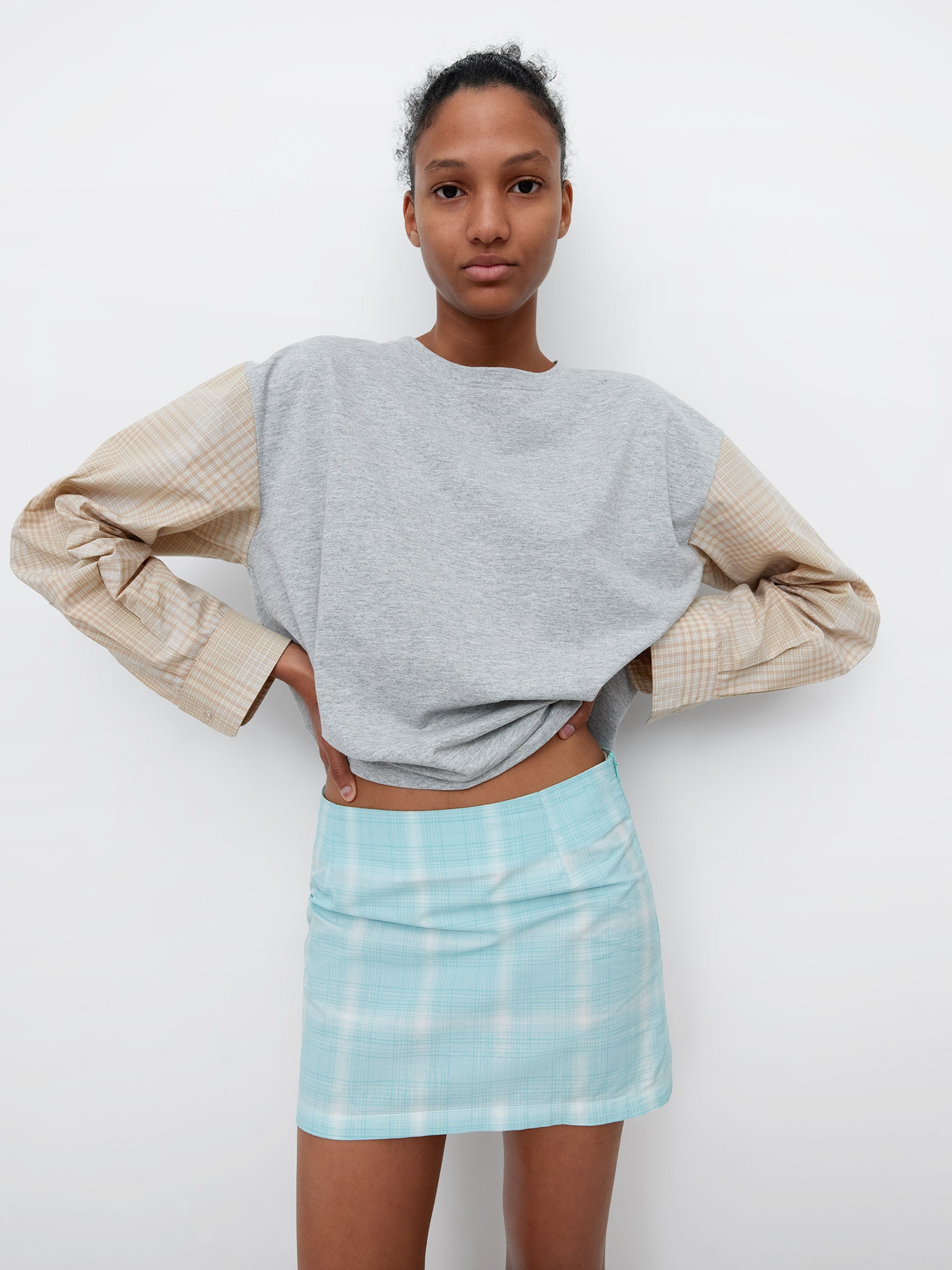 Jake Mini Skirt Blue - Bottoms - Gimaguas