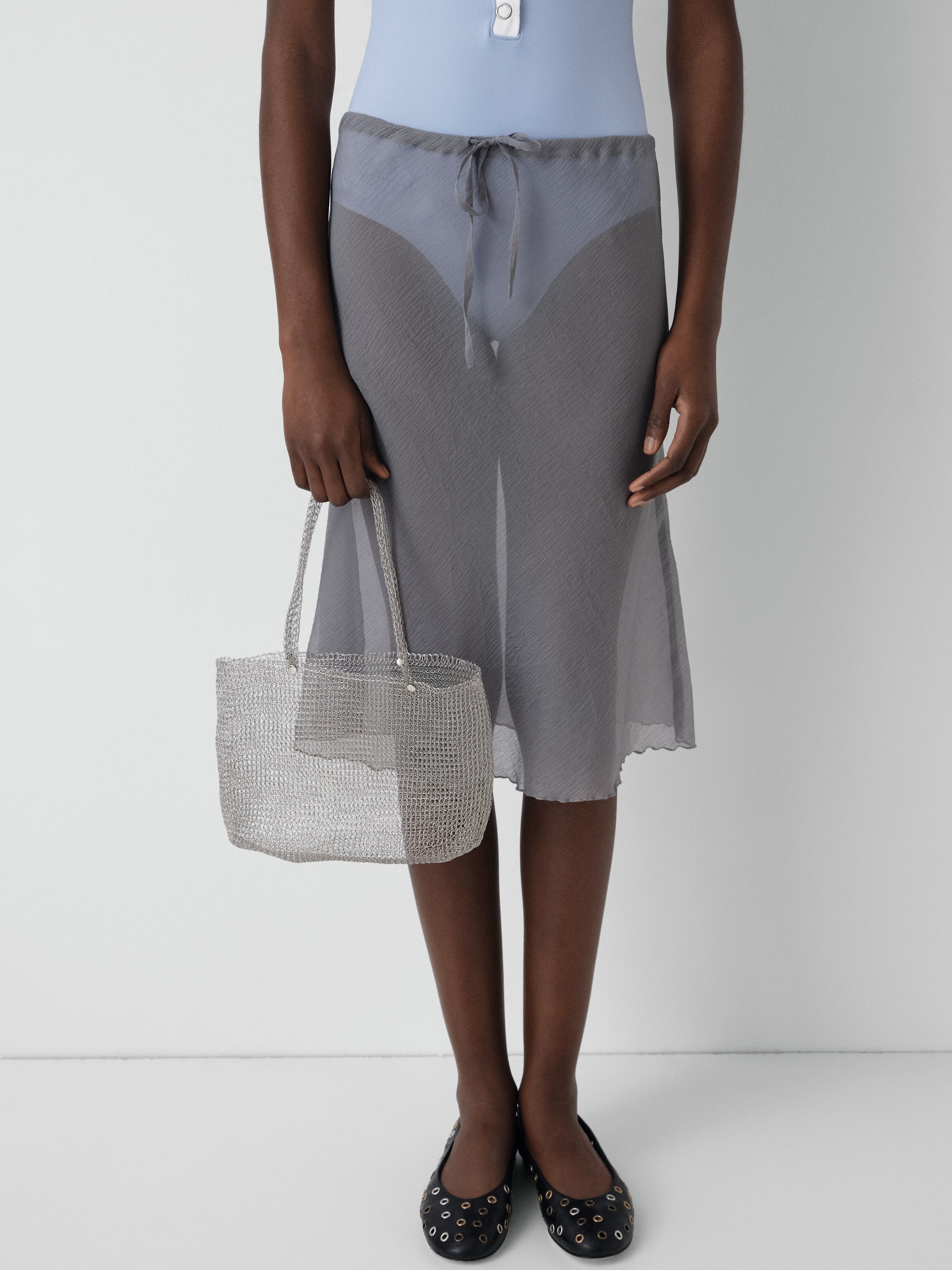 Silver Metal Mini Bag | Matching Handles – Gimaguas
