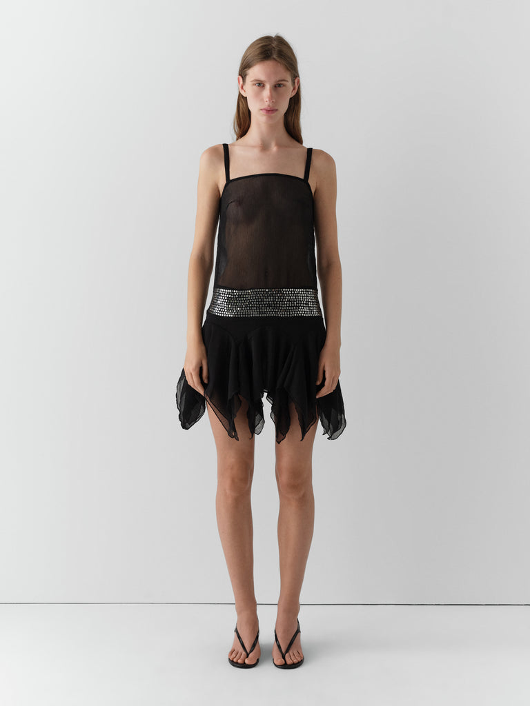leila bandage mini dress black Vestido Mini Bandage Leila - Negro