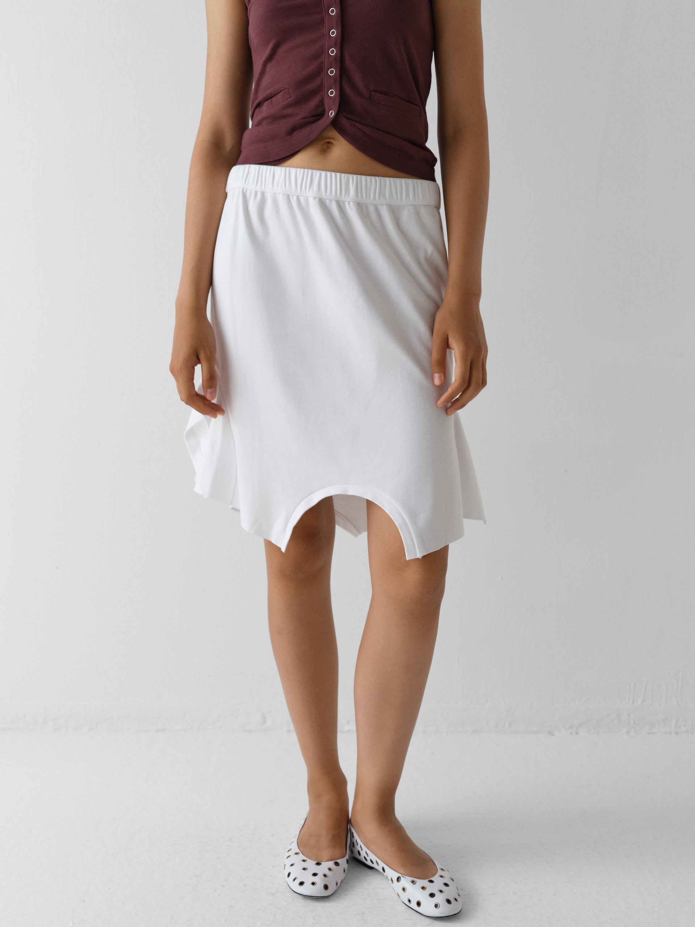 Manna Mini Skirt White - Gimaguas - Bottom Manna Mini Skirt White - Gimaguas - Bottom