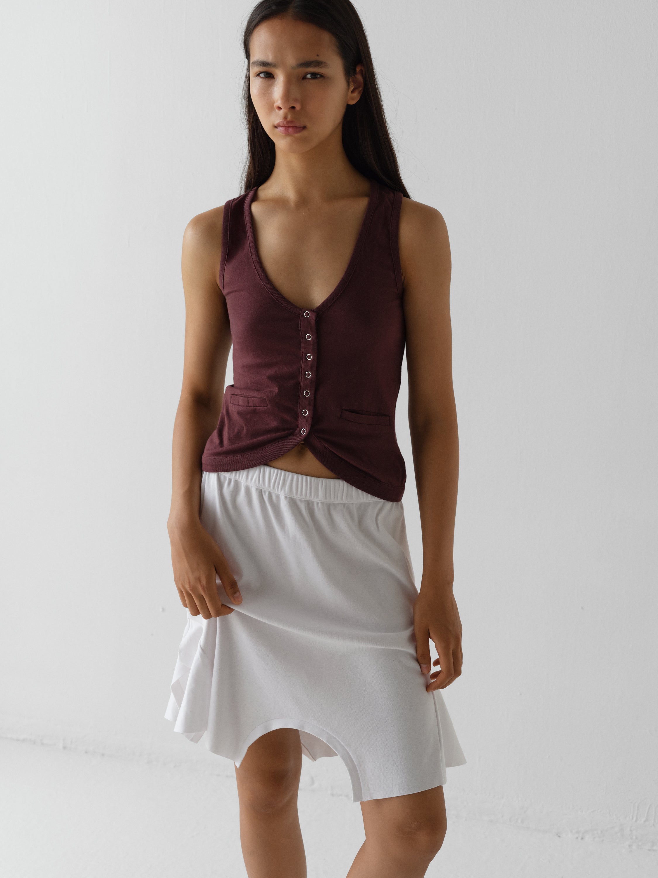 Manna Mini Skirt White - Gimaguas - Bottom Manna Mini Skirt White - Gimaguas - Bottom