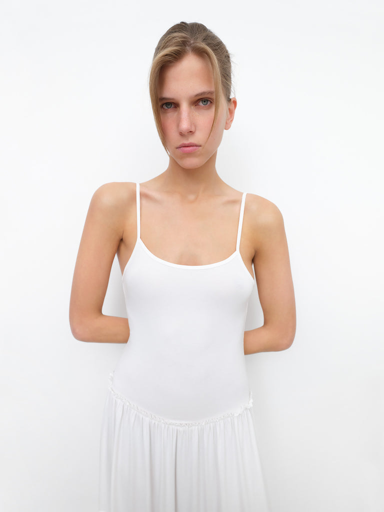 gimaguas maxi dress Fole Maxi Dress White