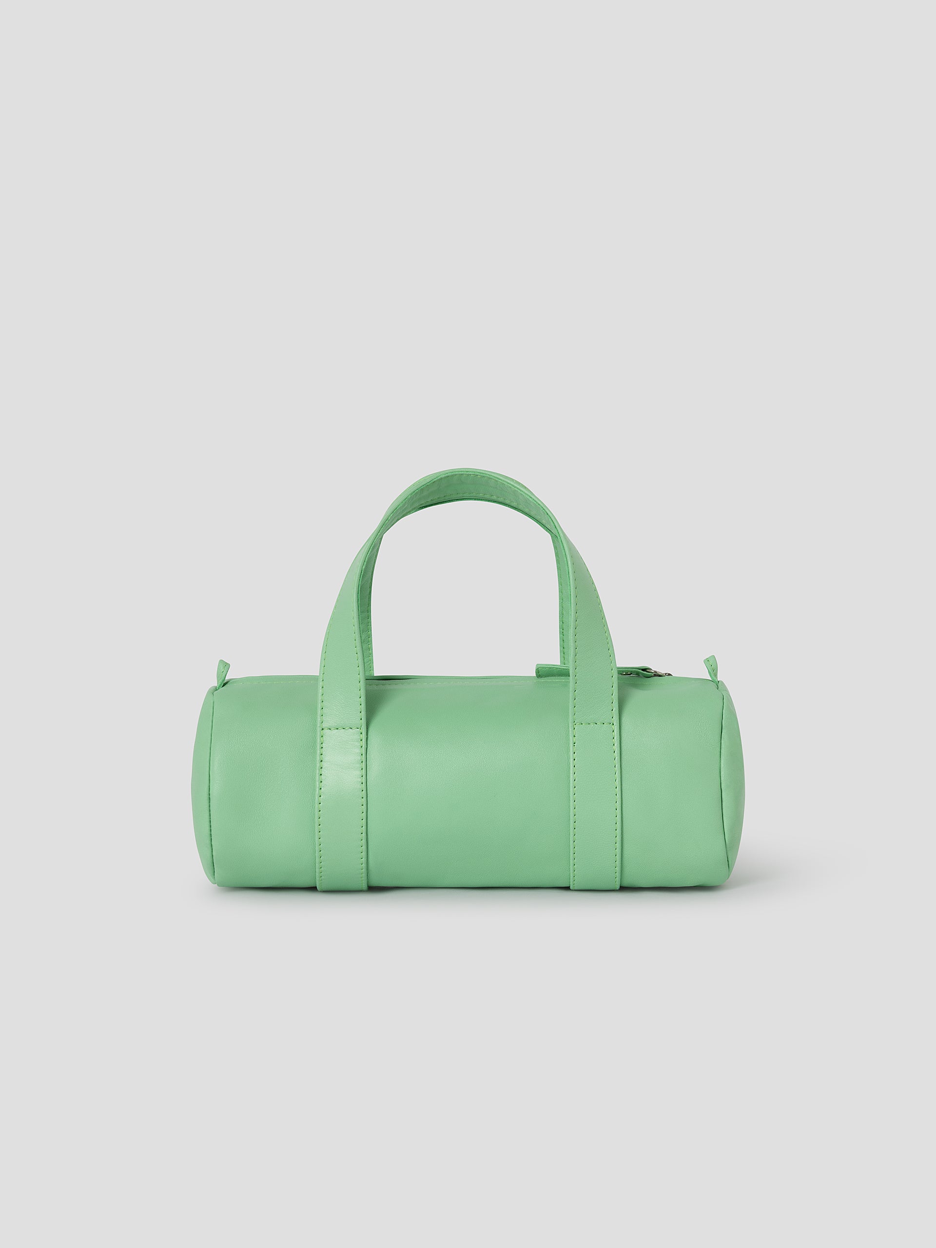 小物 gimaguas Green Mini Leather Bag Top Handle Zip | Gimaguas
