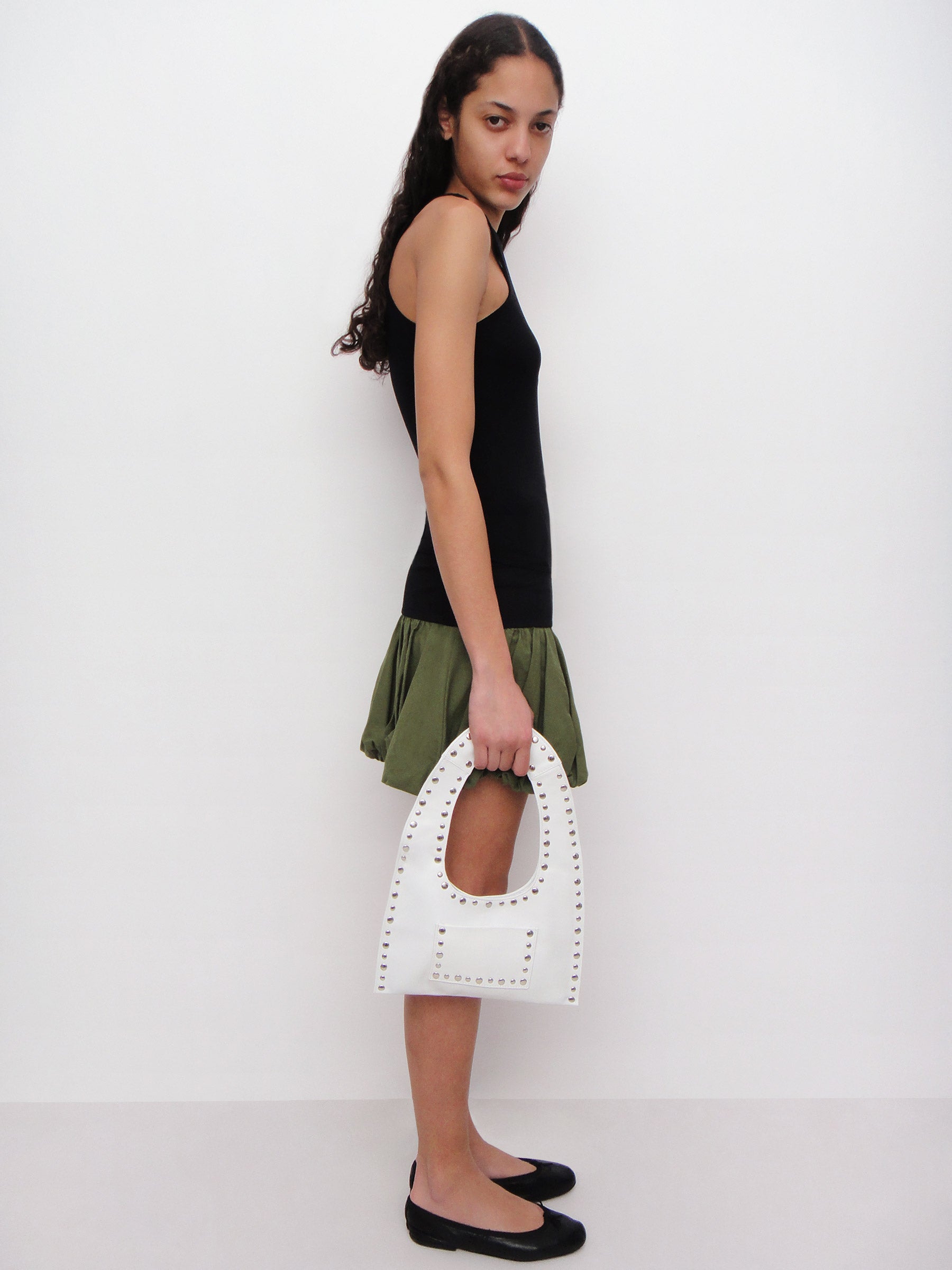 Gimaguas ギマガス Mini Franca Bag Mini Franca Bag White - Leather Bag - Gimaguas