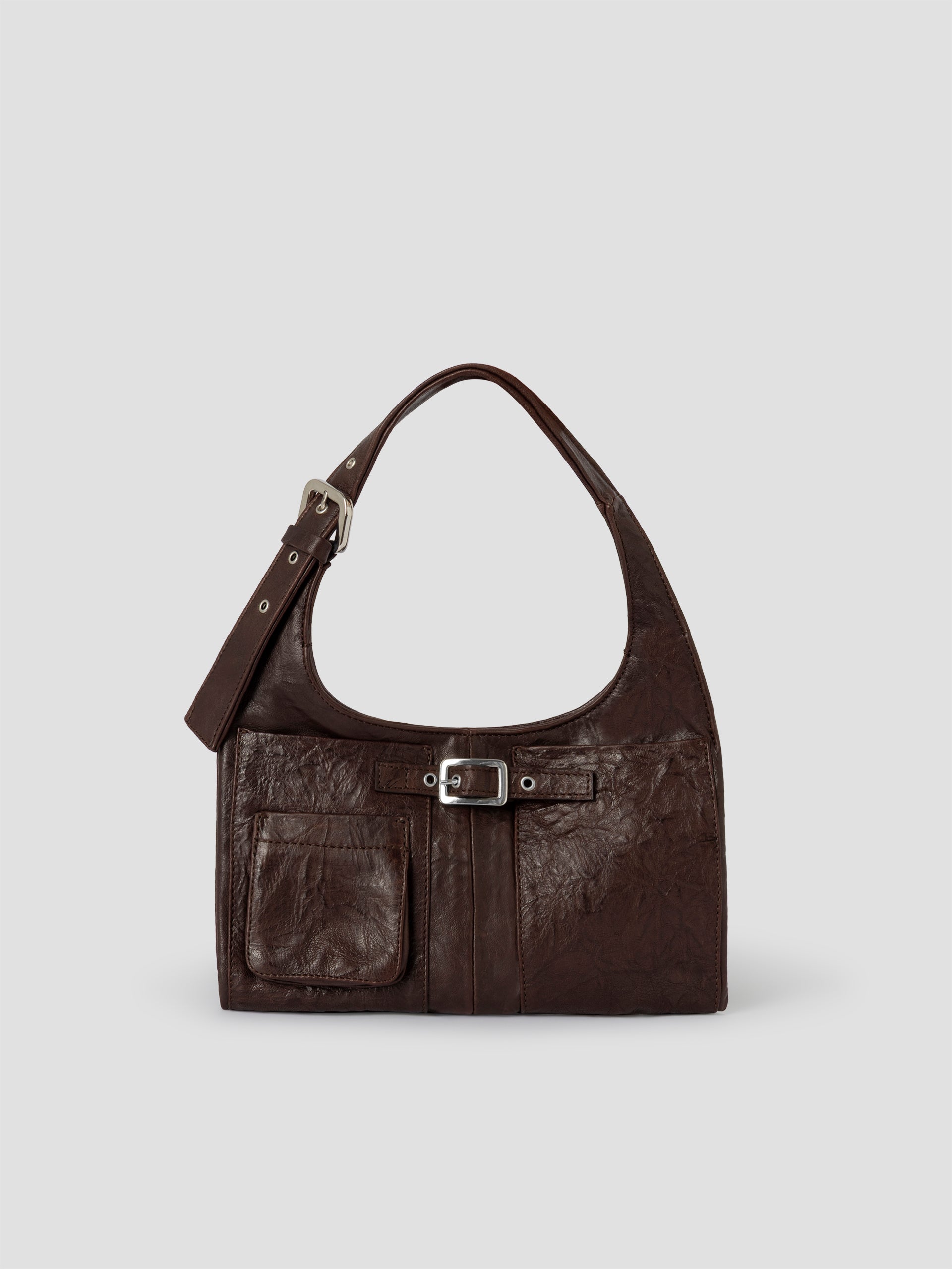 Mini Franca Bag Brown - Leather Bag - Gimaguas