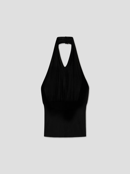 トップス gimaguas black Cala tops Cala Top Black - Halter - Gimaguas