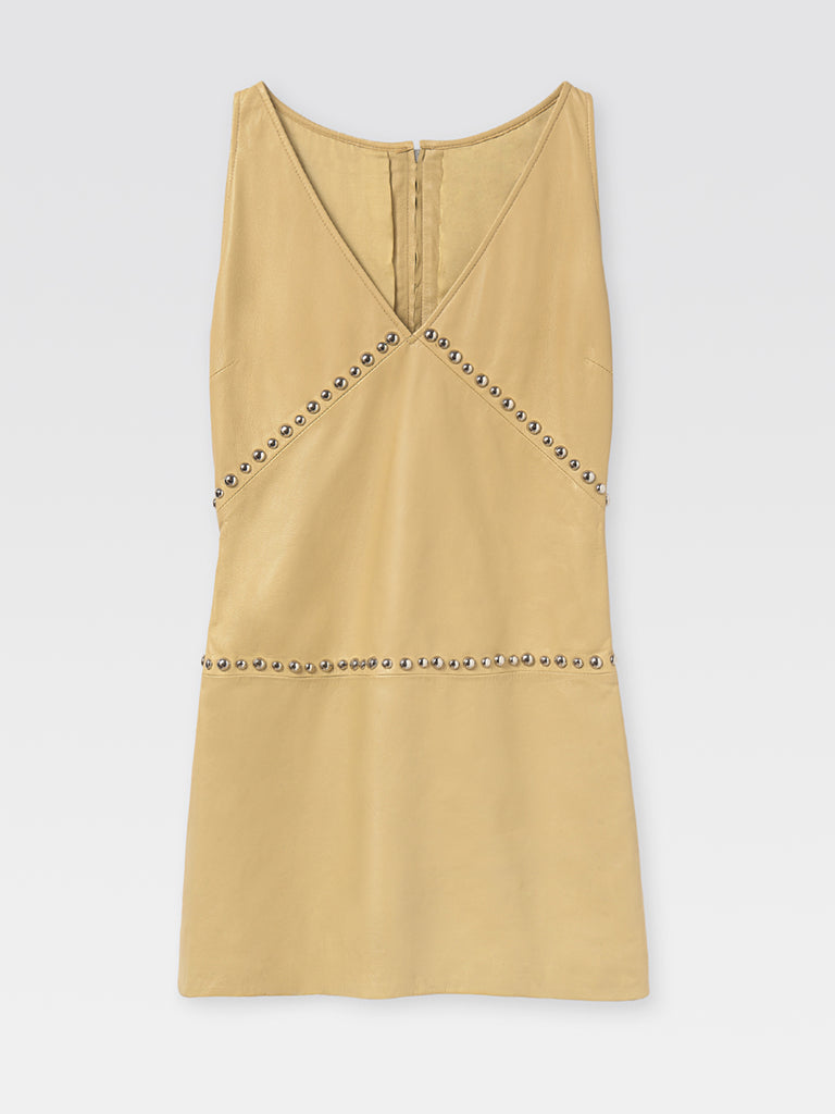 City Mini Dress Butter - Leather - Gimaguas City Mini Dress Butter - Leather - Gimaguas