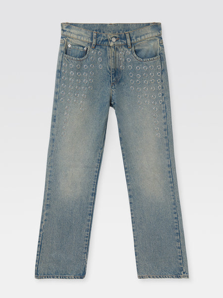 Emily Trousers Blue Denim - Bottoms - Gimaguas 