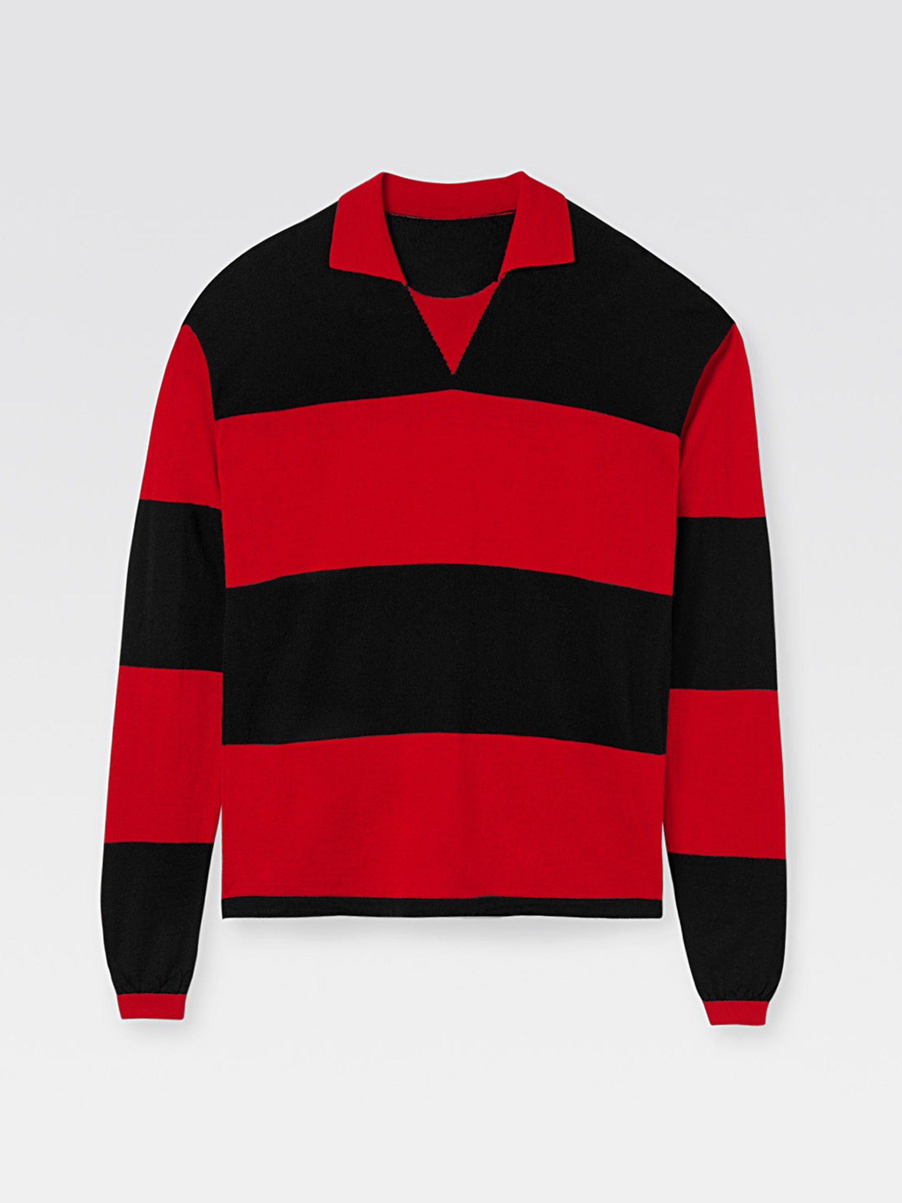 Jess Polo Stripes Red Black – Gimaguas