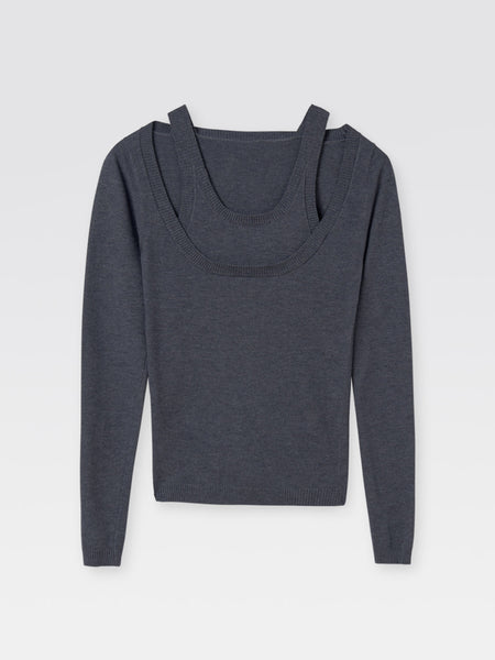 Étoile Jumper Dark Grey - Knitwear - Gimaguas