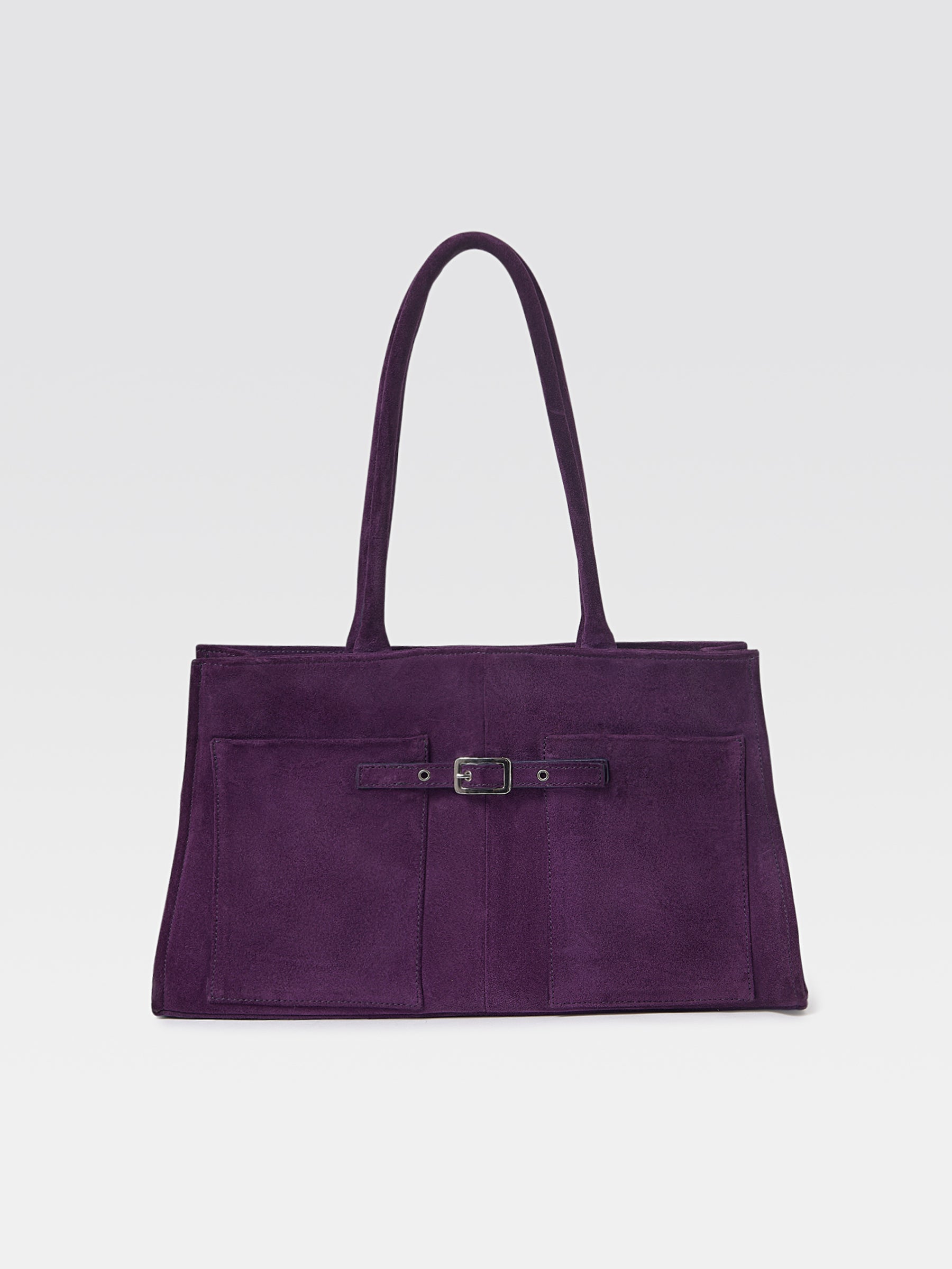 Annamaria Bag Aubergine - Leather Bags - Gimaguas