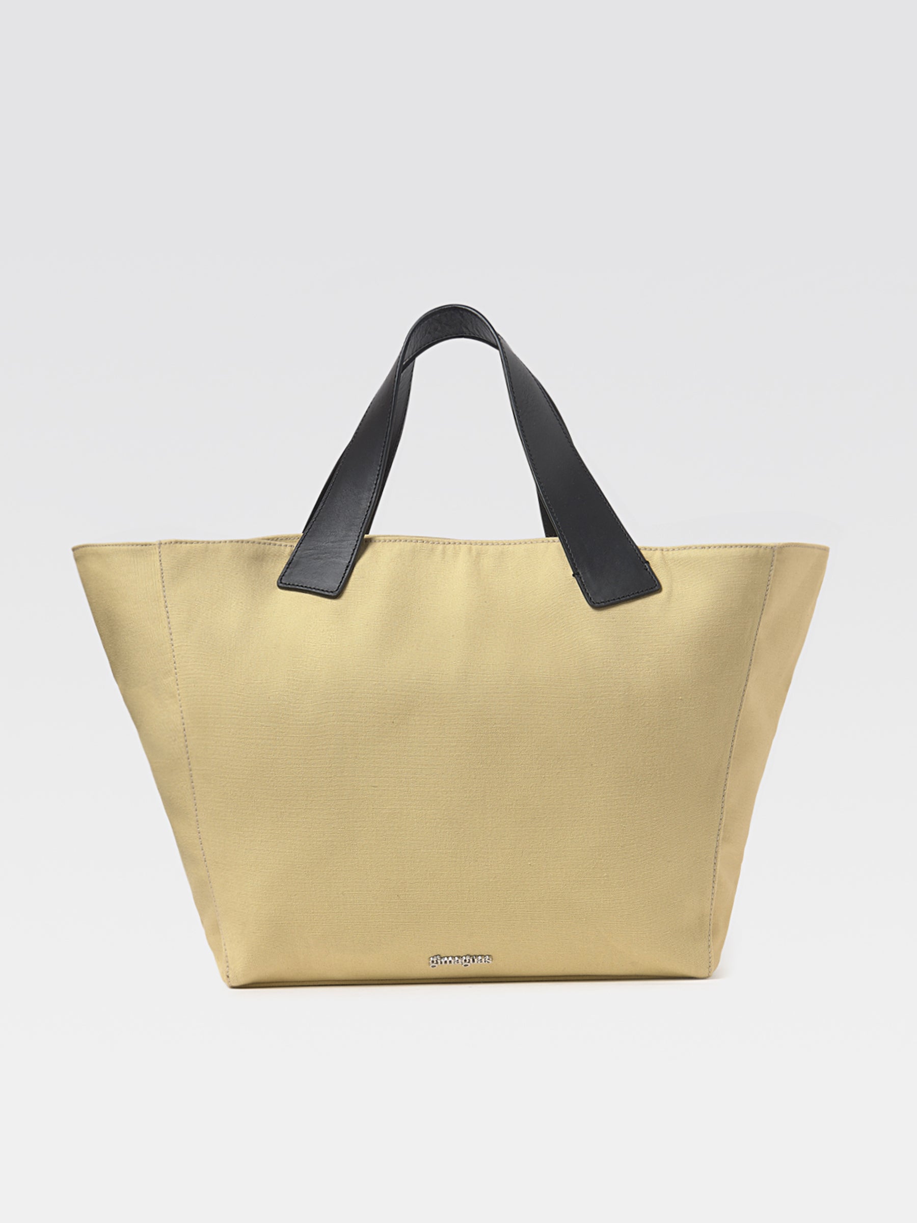 gimaguas Maxi Casilda Canvas Bag トート バッグ Maxi Casilda Canvas Bag Black Beige - Gimaguas