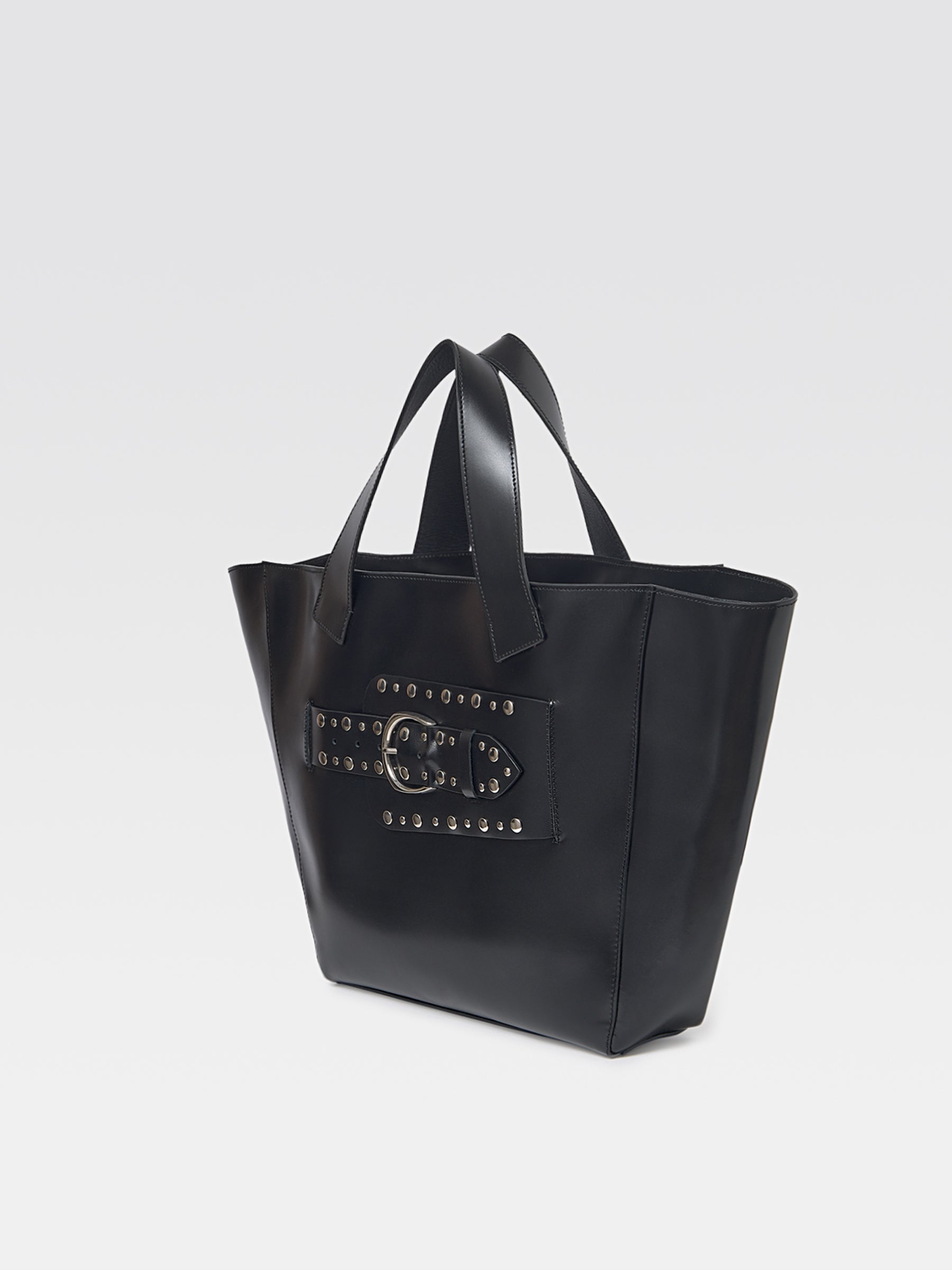 Maxi Casilda Bag Black - Leather - Gimaguas