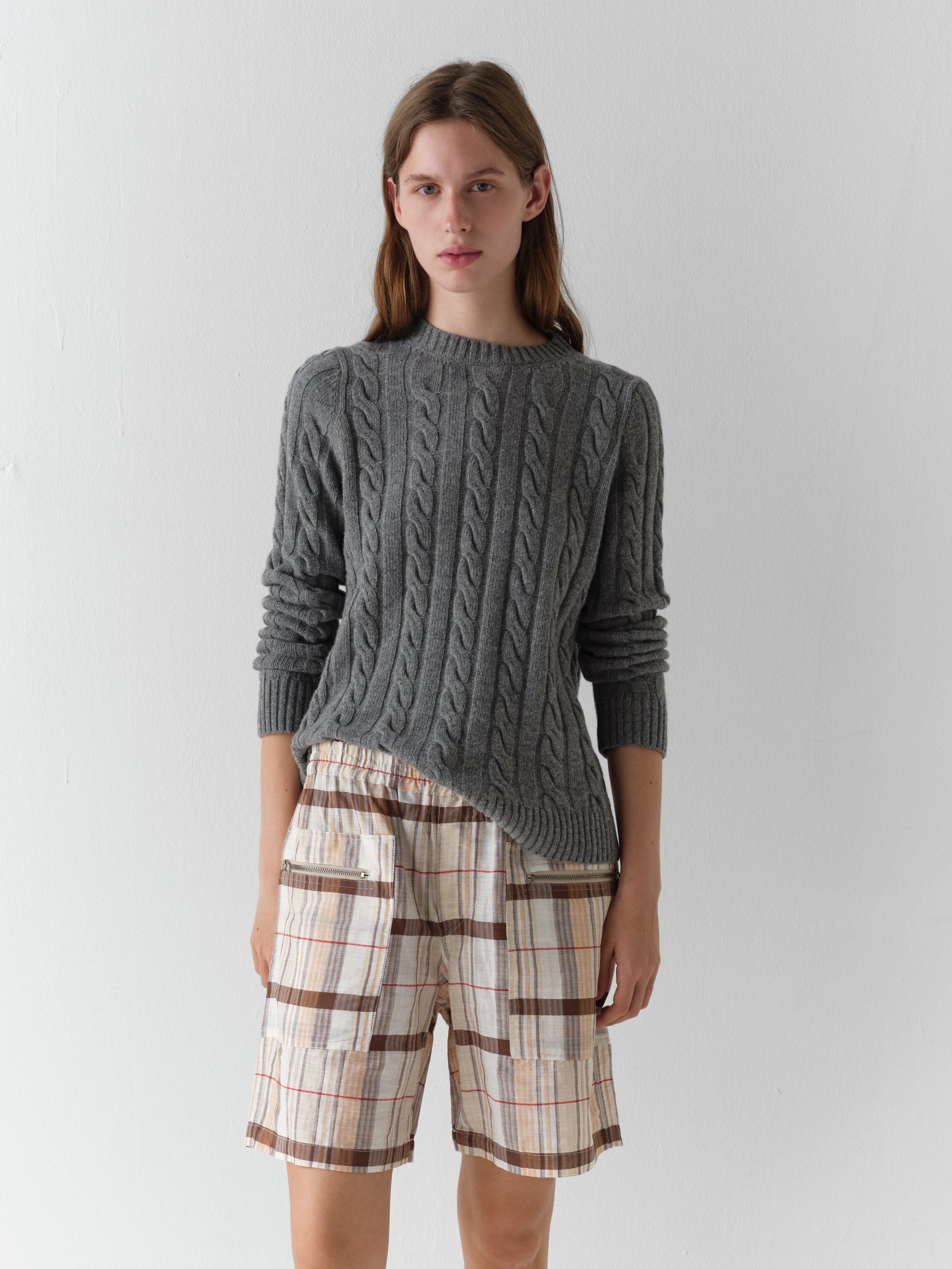 Quique Shorts Brown Checks - Gimaguas - Bottom
