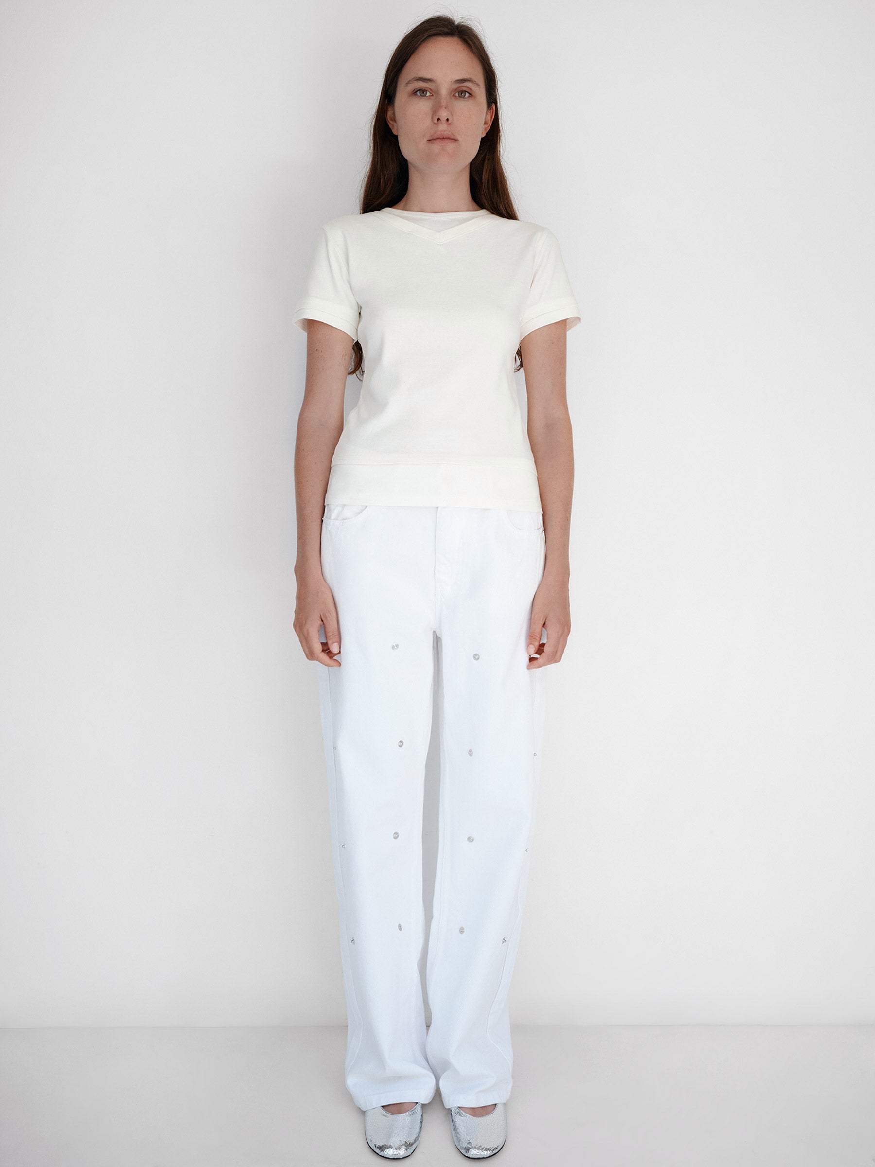 8YARDS TASKER TROUSERS ホワイト超美品