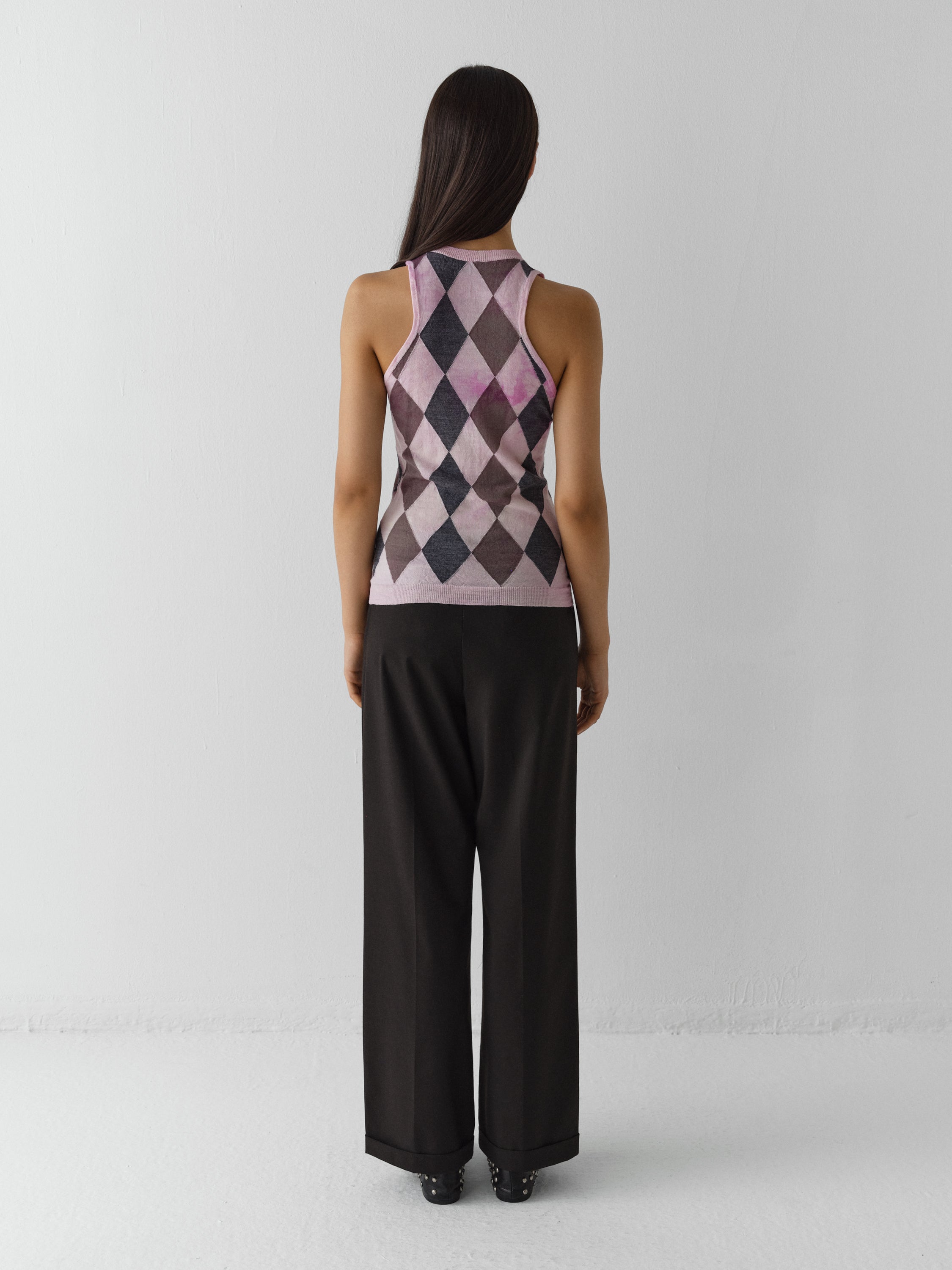 Gimaguas タンクトップ Gimaguas - SSENSE Exclusive Brown Striped Tank Top