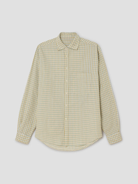 Unisex green and beige checkered shirt – Gimaguas