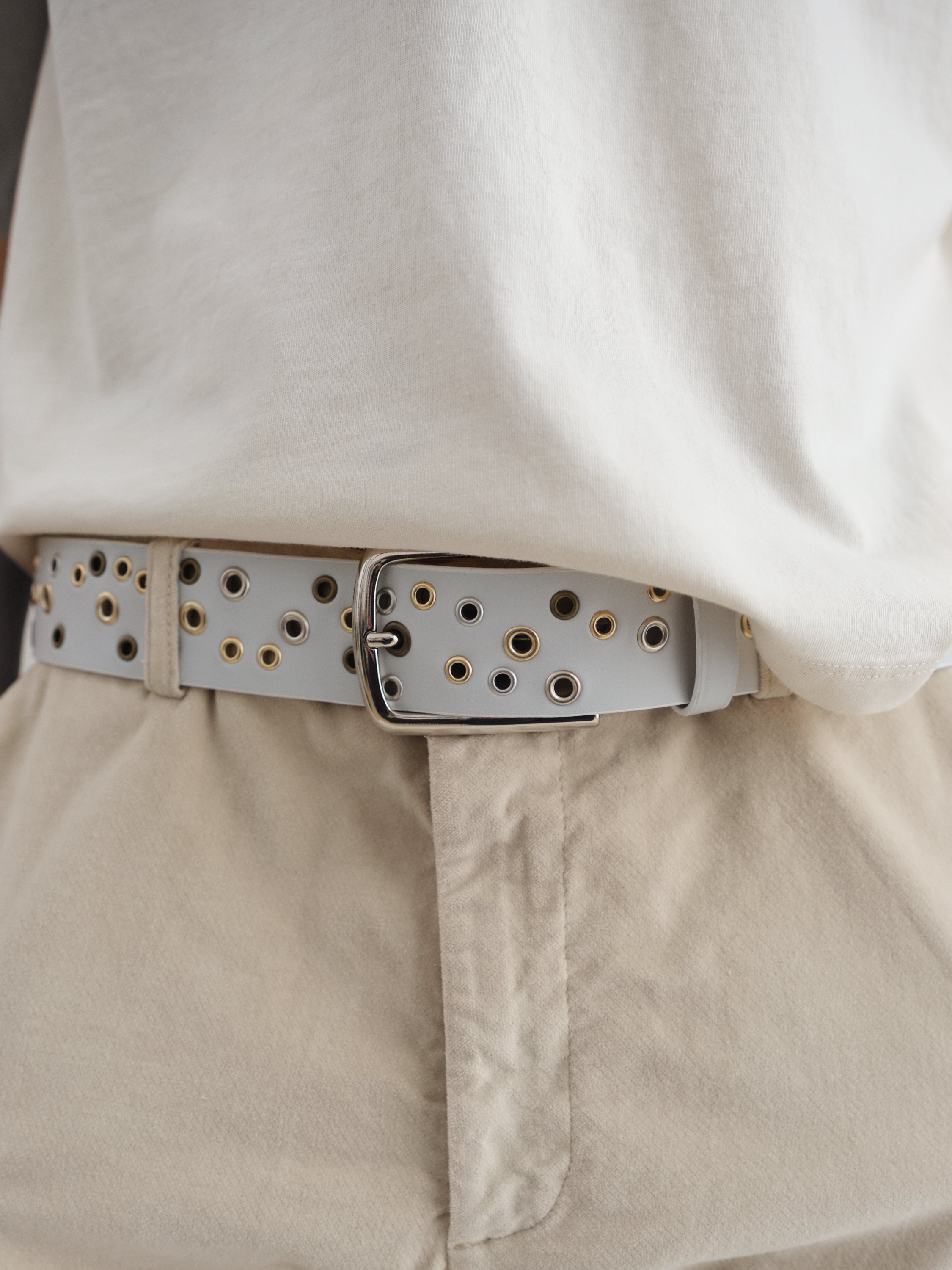 Rufus Belt White - Leather - Gimaguas
