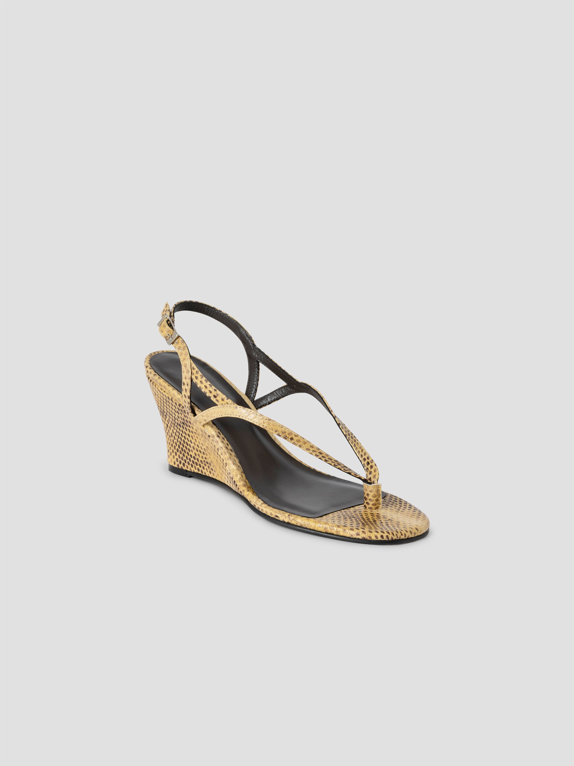 靴 JUMP Vivian Highcut wedges, snake print AZALEA WANG VINCI