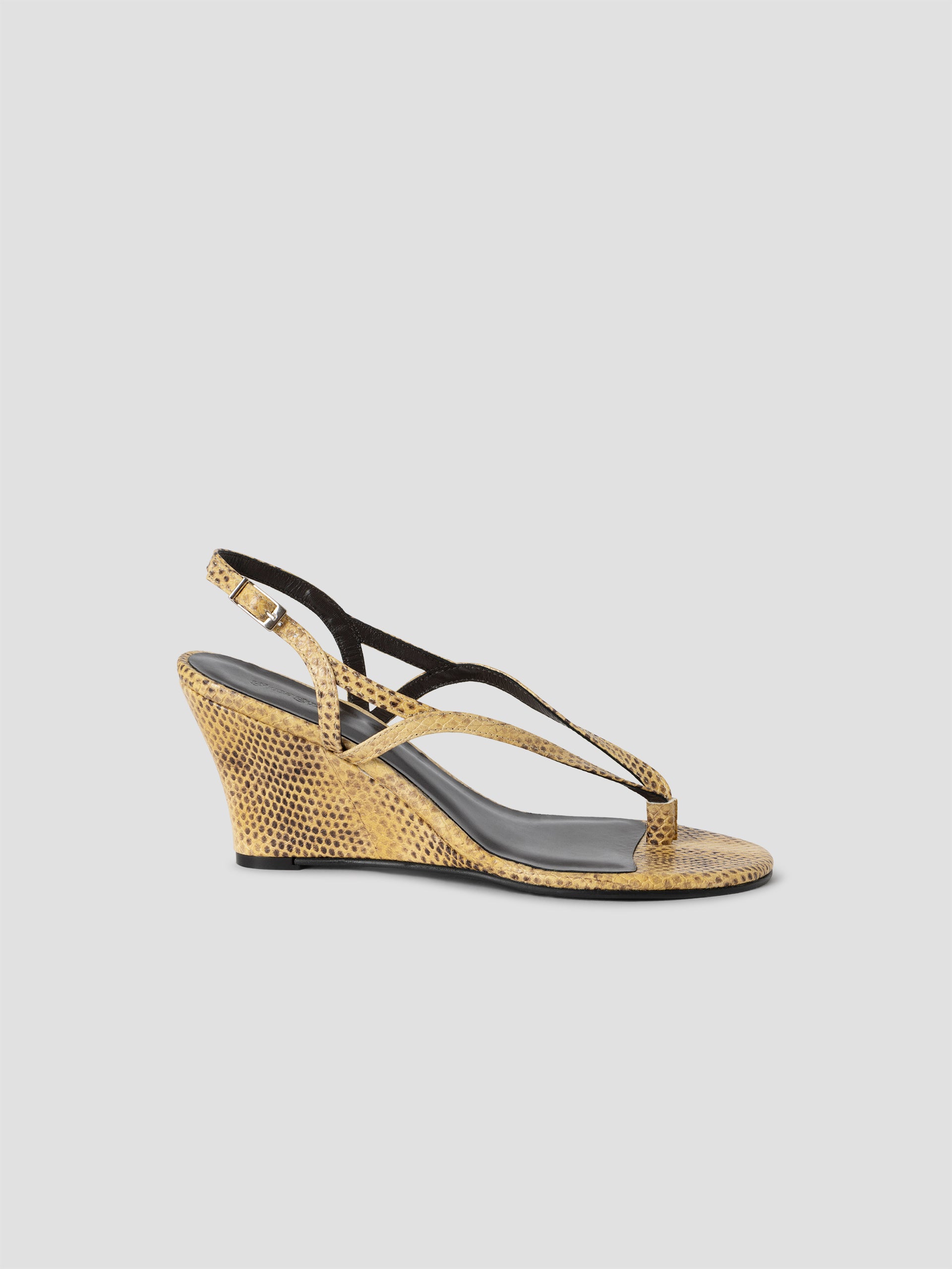 靴 JUMP Vivian Highcut wedges, snake print Women's Snake Print Wedge Sandals Open Toe – Gimaguas