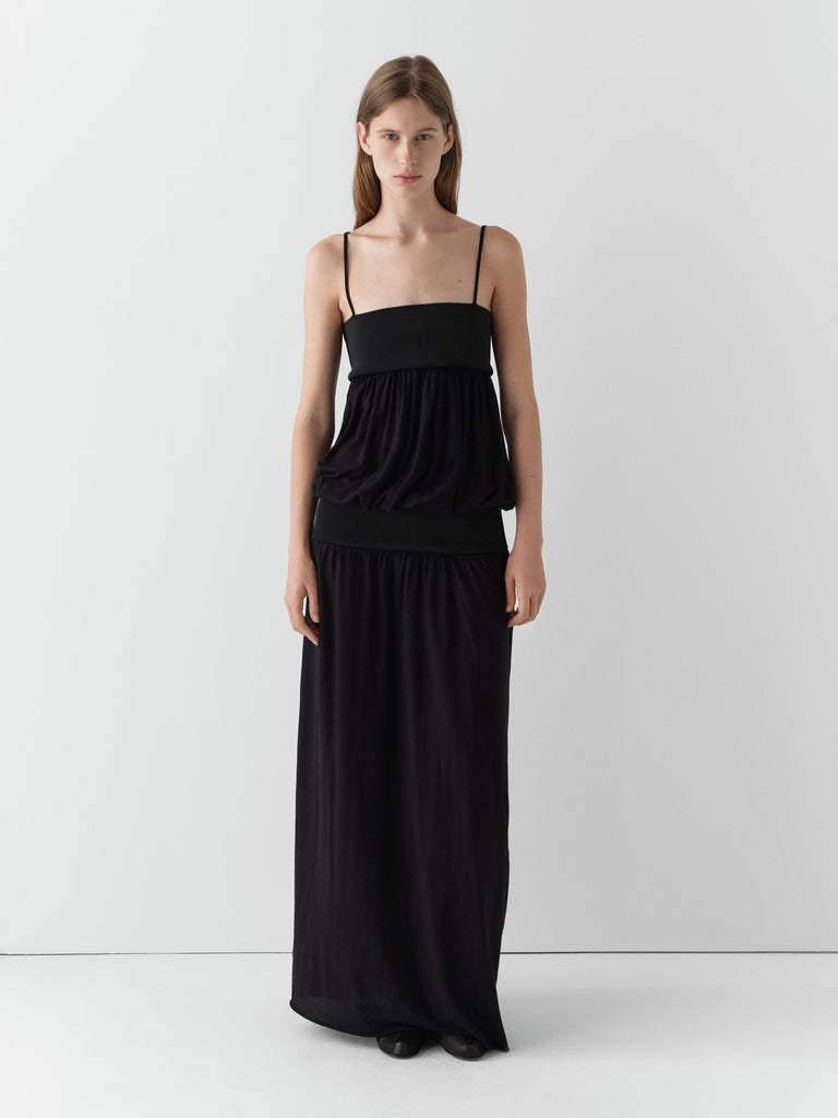 gimaguas maxi dress Dark chocolate halter maxi dress with draped neckline Gimaguas