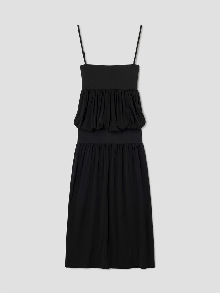 Black Draped Maxi Dress with Corset Back for Women – Gimaguas Black Draped Maxi Dress with Corset Back for Women – Gimaguas
