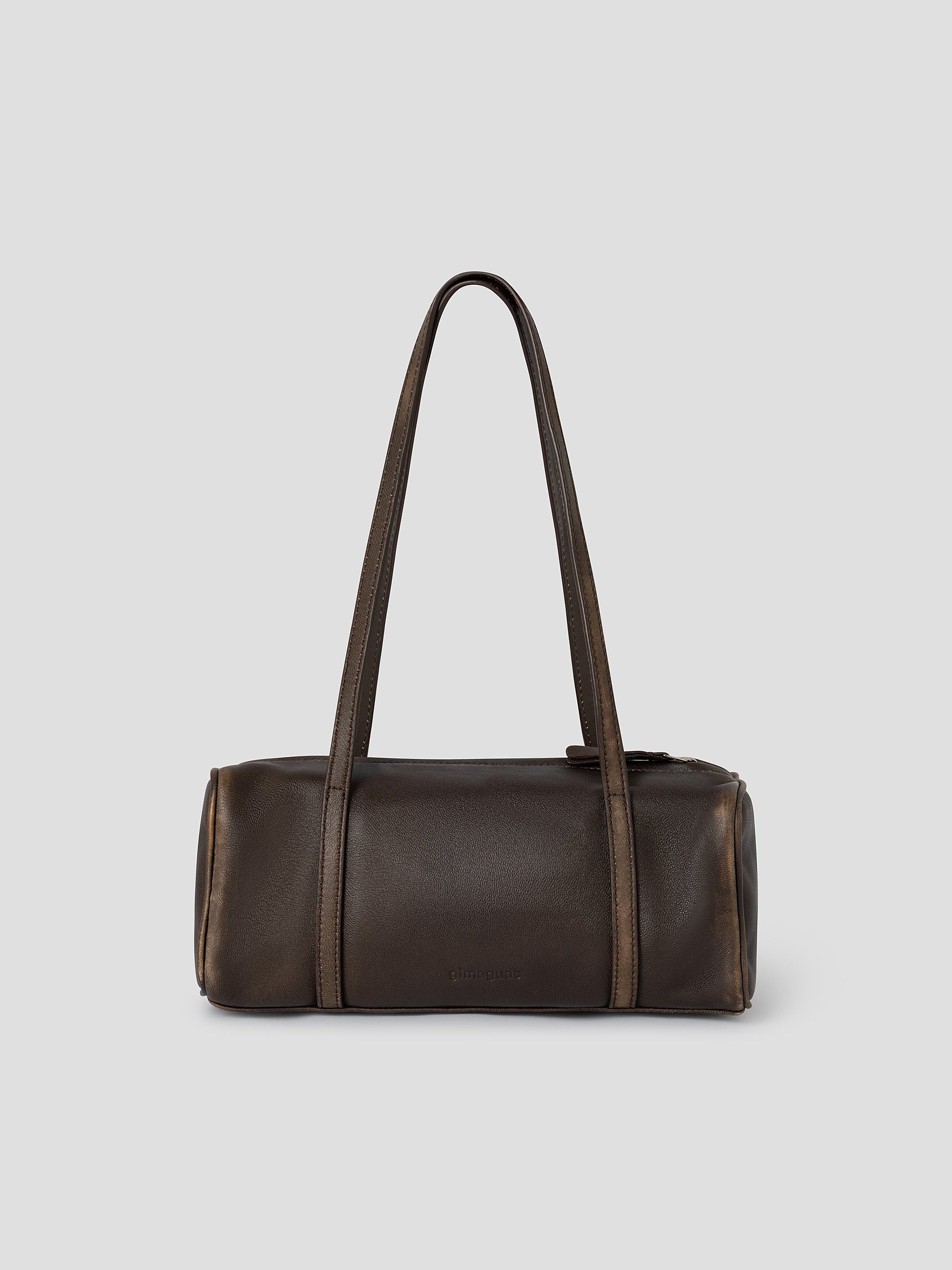 Women's faded brown shoulder bag with silver studs – Gimaguas