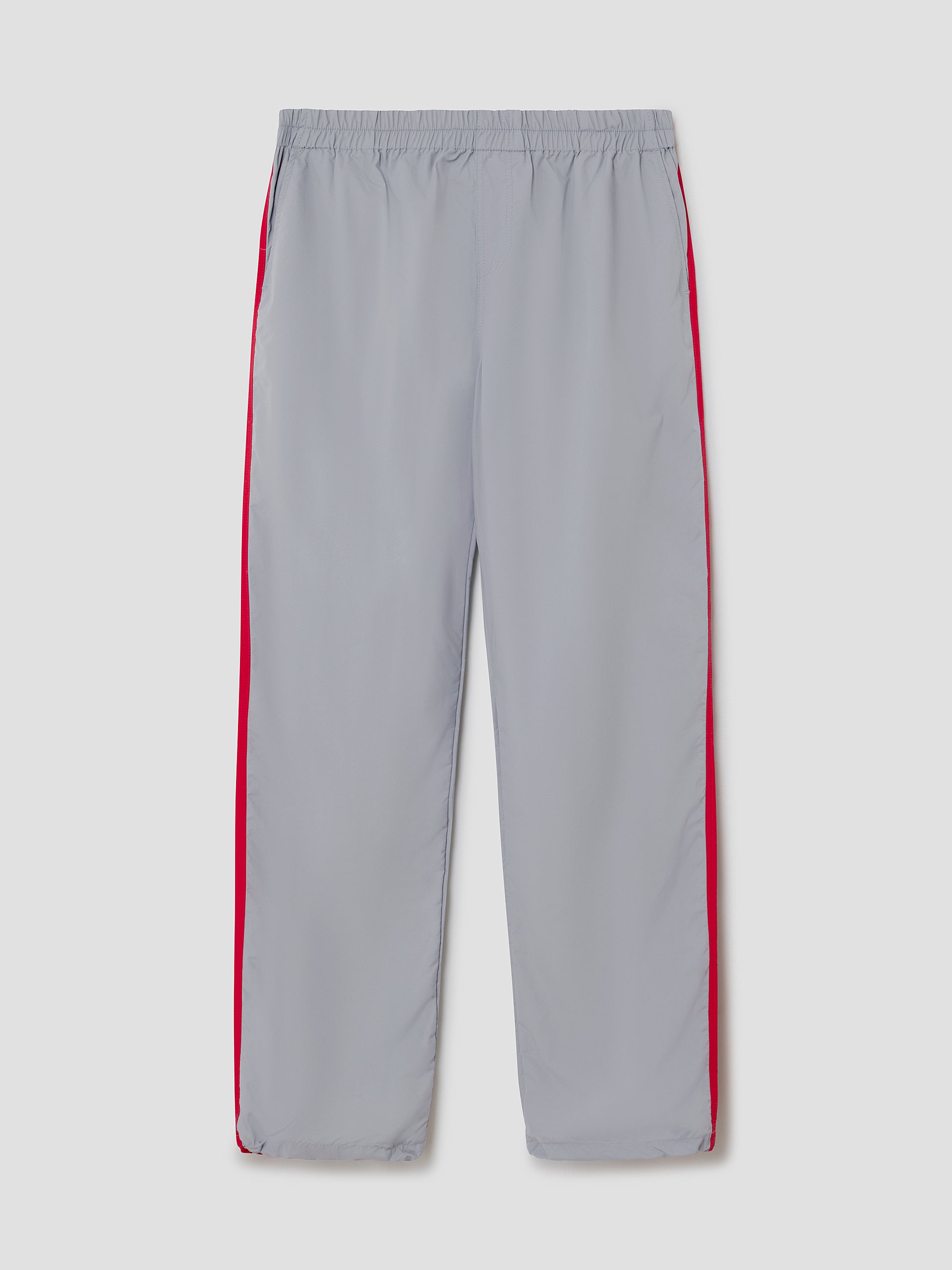 Grey unisex trousers with red side stripes – Gimaguas
