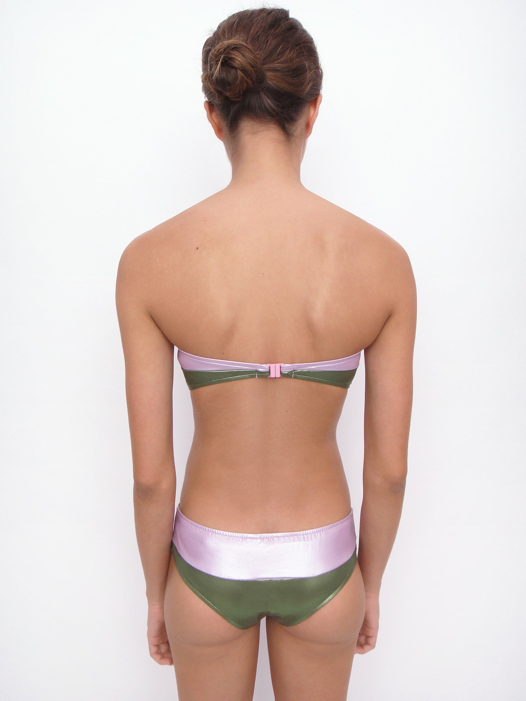 Virginia Bikini Bottom Metallic Green and Pink – Gimaguas