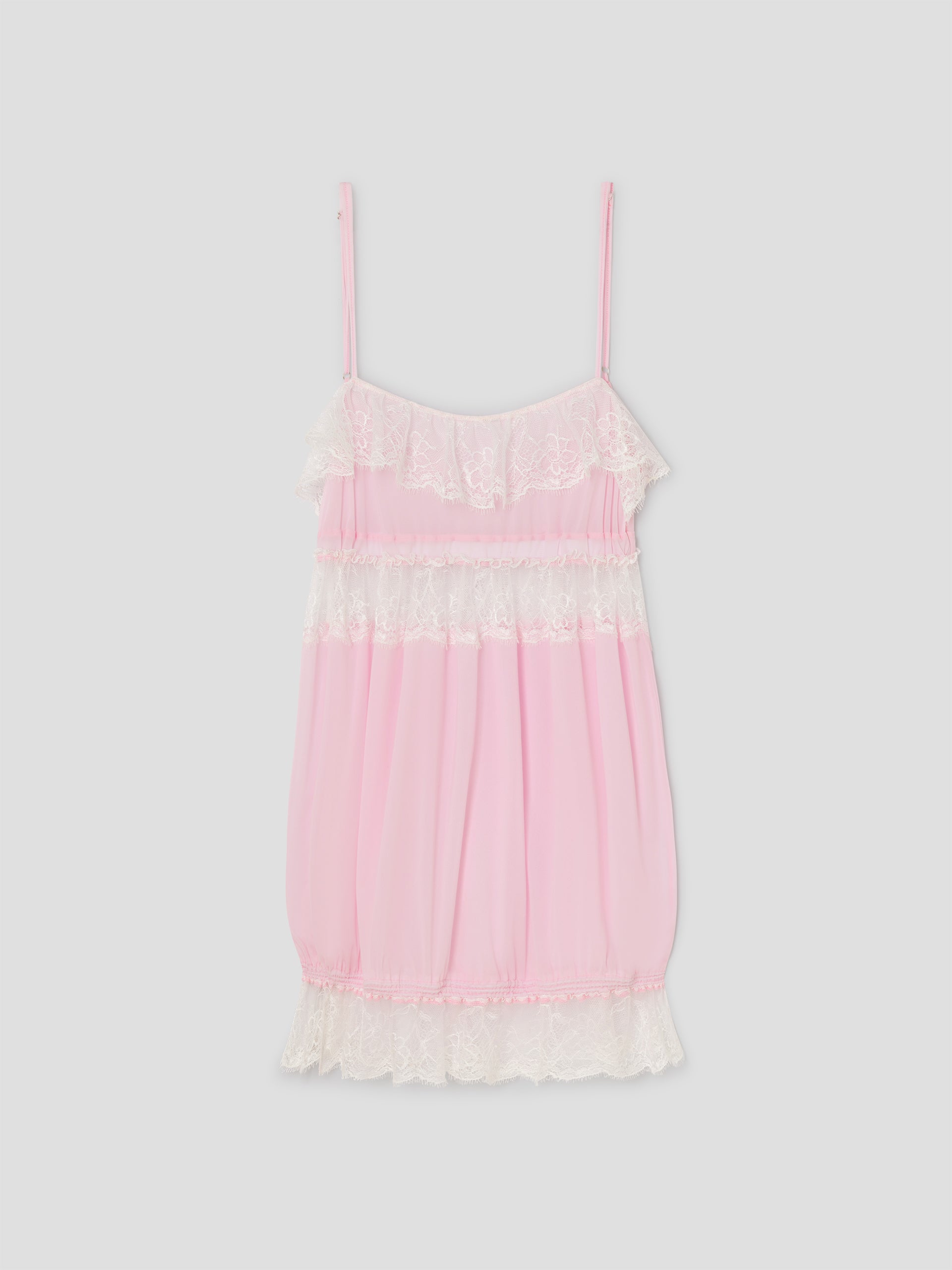 pink white lace dress Yasmin VILA v neck button this dress features an Keira's-Wishlist Color:Med Grey