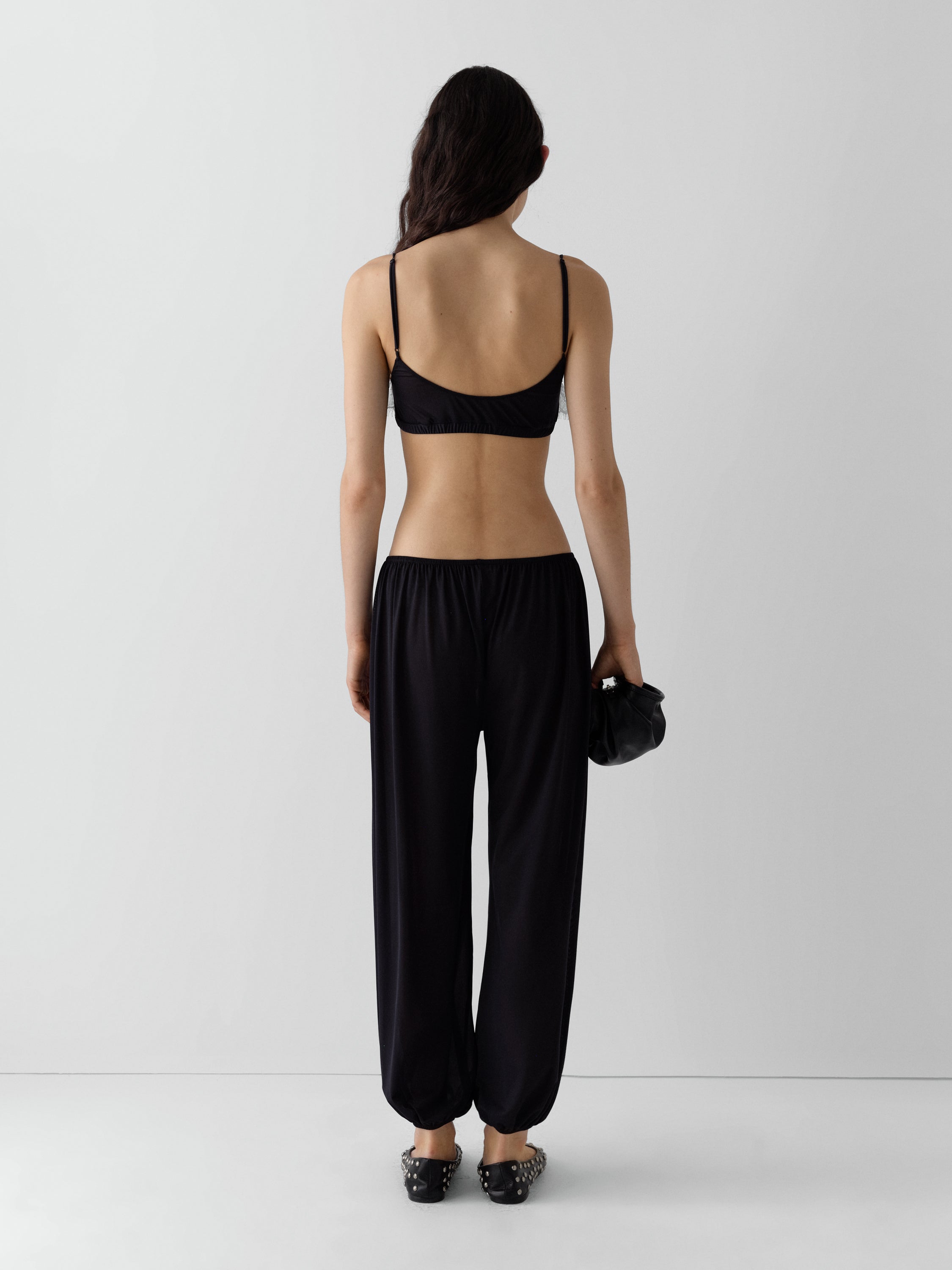 Black Balloon Trousers | Cinched Ankles – Gimaguas